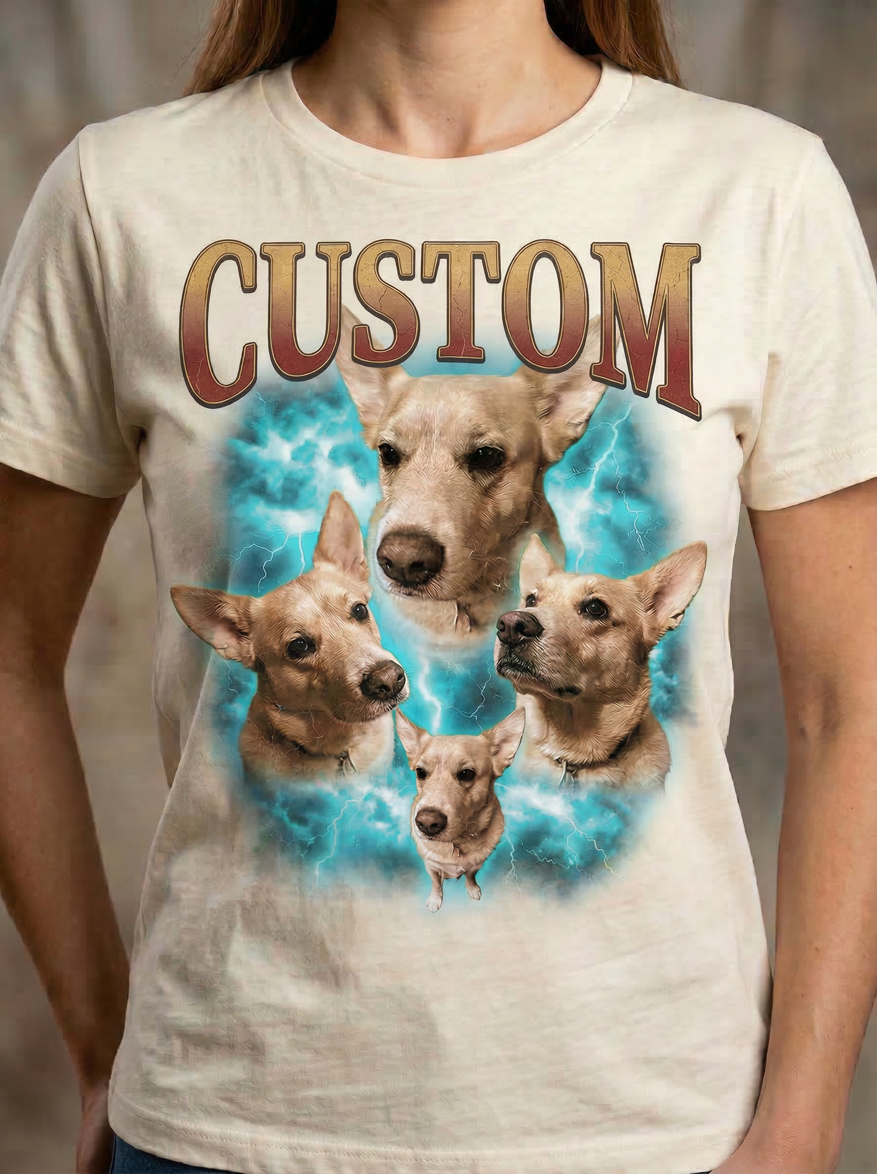 Custom Retro Pet Tee